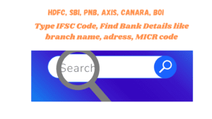 Bank Details by IFSC Code